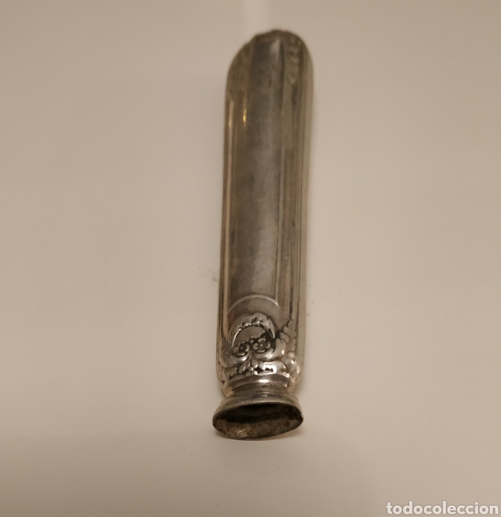 Antig&uuml;edades: Mango de cuchillo antiguo en plata 800 - Foto 3