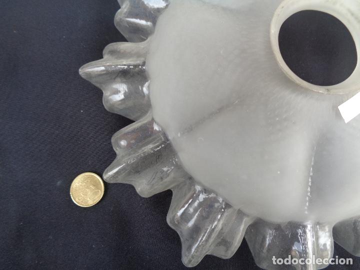 Antig&uuml;edades: ANTIFUA TULIPA DE PLATO RIZADA - Foto 3