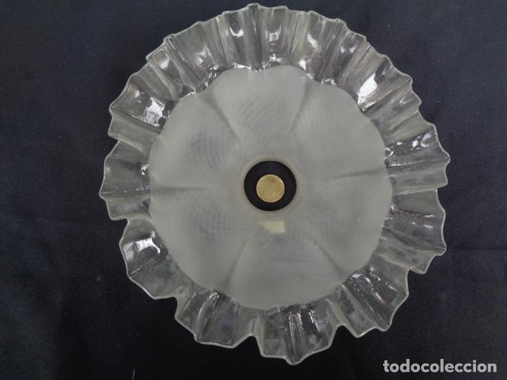 Antig&uuml;edades: ANTIFUA TULIPA DE PLATO RIZADA - Foto 4