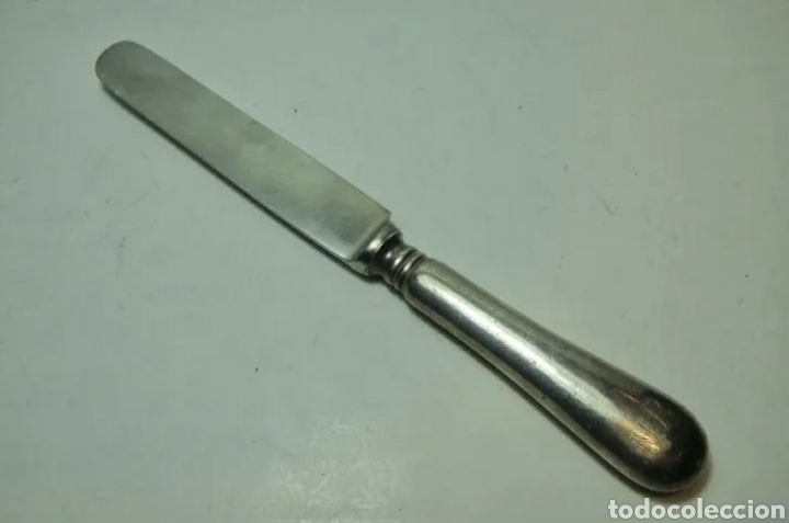 Antig&uuml;edades: Cuchillo de plata de Meneses con contrastes - Foto 3