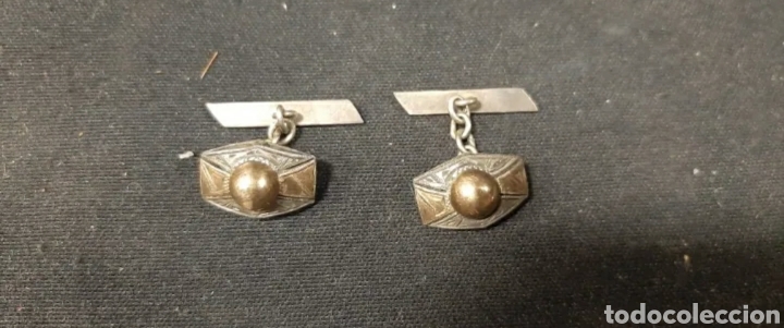 Antig&uuml;edades: Gemelos ba&ntilde;o de plata y oro - Foto 1
