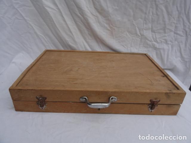 Antig&uuml;edades: ANTIGUA CAJA DE MADERA PARA HERRAMIENTAS. - Foto 1