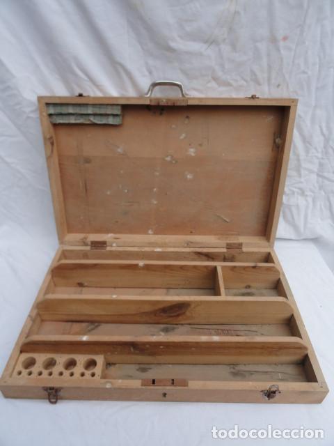 Antig&uuml;edades: ANTIGUA CAJA DE MADERA PARA HERRAMIENTAS. - Foto 6