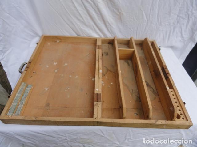 Antig&uuml;edades: ANTIGUA CAJA DE MADERA PARA HERRAMIENTAS. - Foto 10