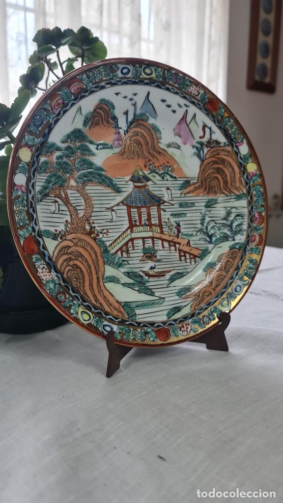Antig&uuml;edades: Plato de porcelana de Macao - Foto 3
