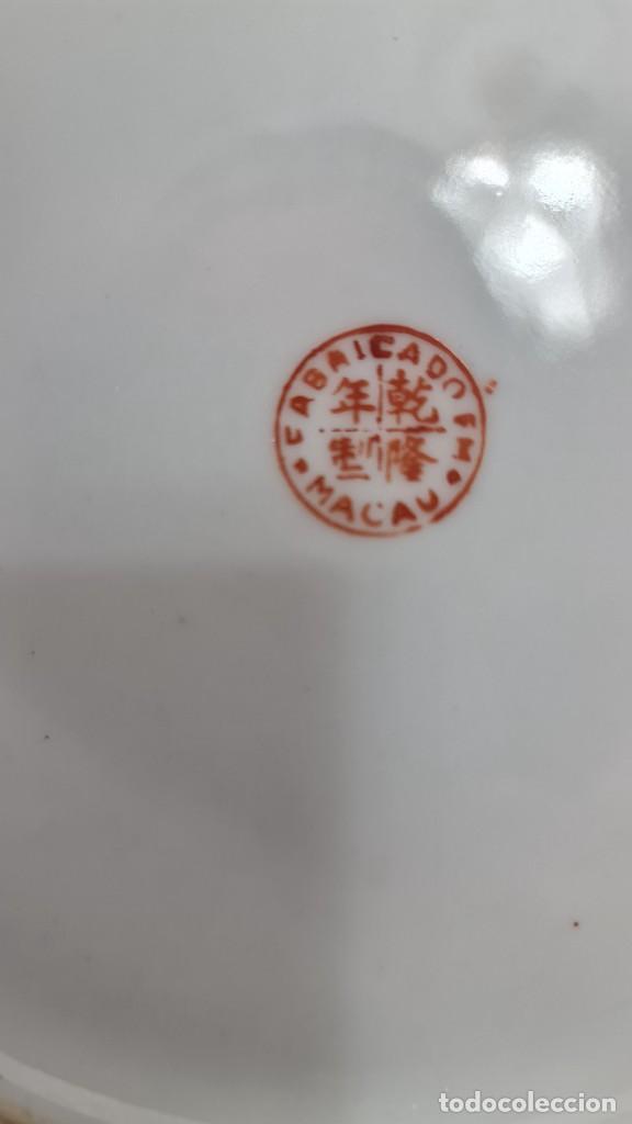 Antig&uuml;edades: Plato de porcelana de Macao - Foto 4