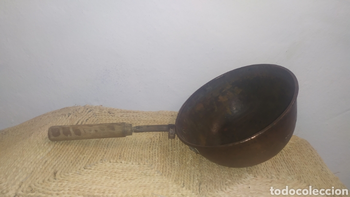 Antig&uuml;edades: Cacerola de cobre antiguo - Foto 1
