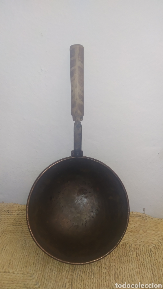 Antig&uuml;edades: Cacerola de cobre antiguo - Foto 2