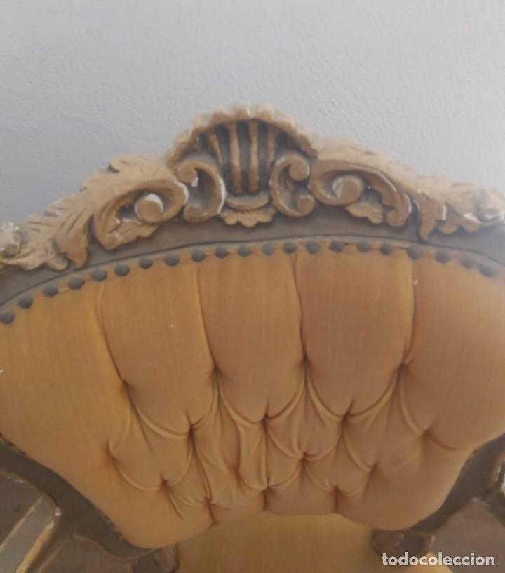 Antig&uuml;edades: SOFA ANTIGUO CON DOS SILLONES PARA RESTAURAR - Foto 3