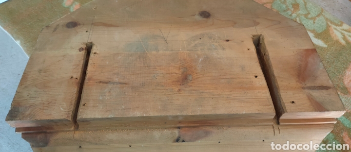 Antig&uuml;edades: Repisa o m&eacute;nsula de madera - Foto 3
