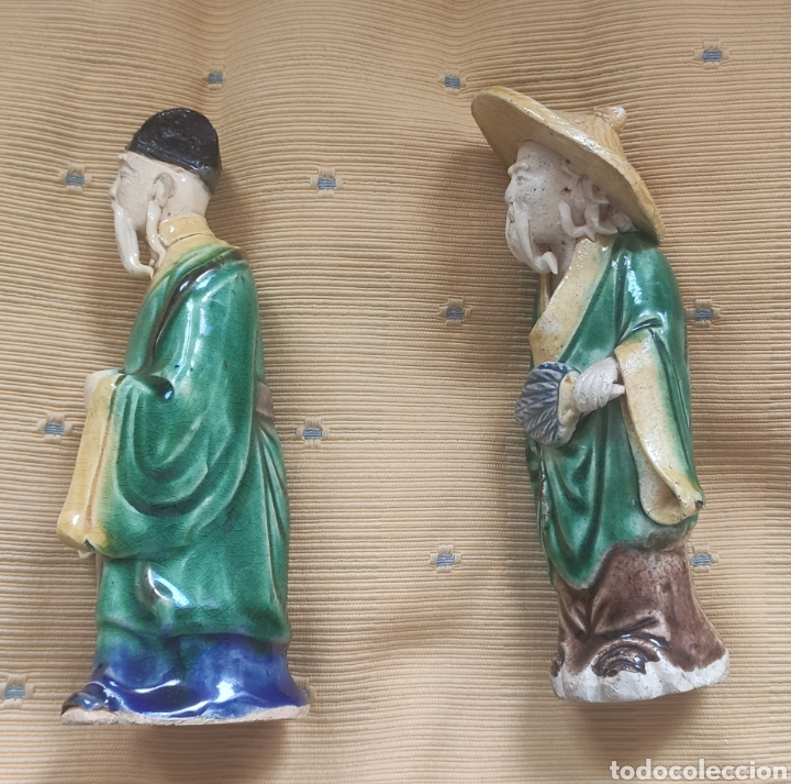 Antig&uuml;edades: Figuras cer&aacute;mica china (2) - Foto 3