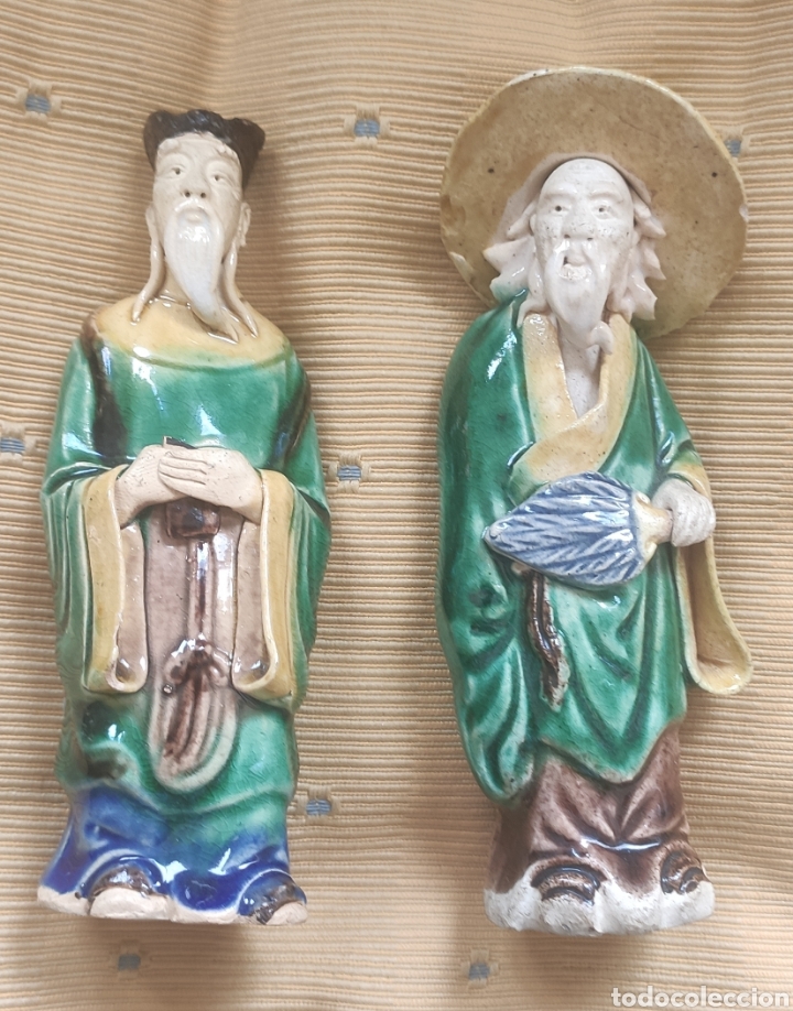 Antig&uuml;edades: Figuras cer&aacute;mica china (2) - Foto 1
