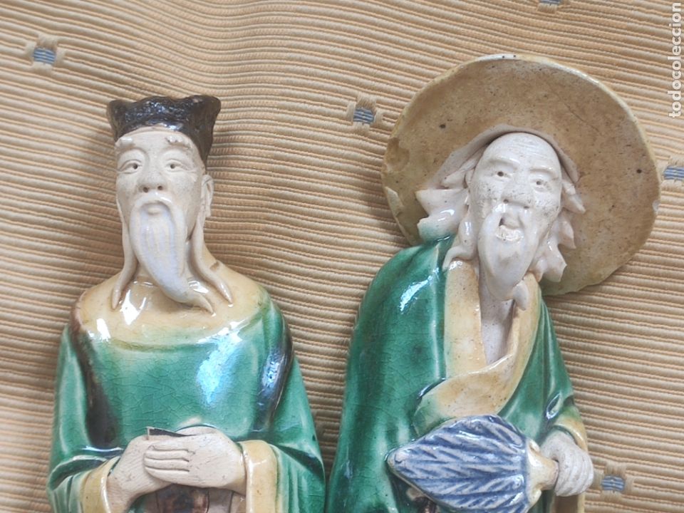 Antig&uuml;edades: Figuras cer&aacute;mica china (2) - Foto 6