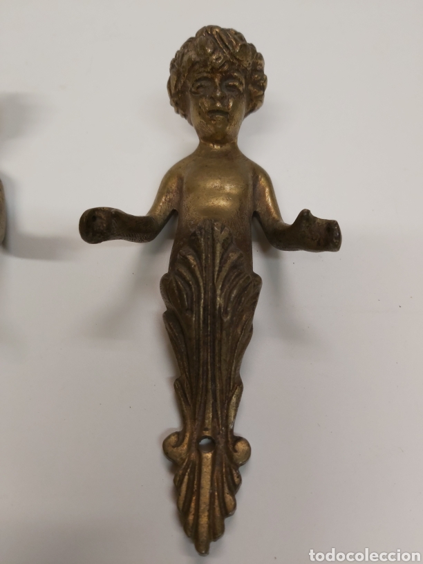 Antig&uuml;edades: Figuras bronce l&aacute;mpara candelabro - Foto 2