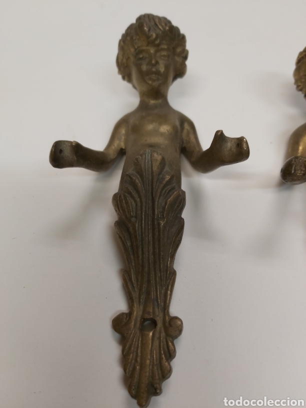 Antig&uuml;edades: Figuras bronce l&aacute;mpara candelabro - Foto 4