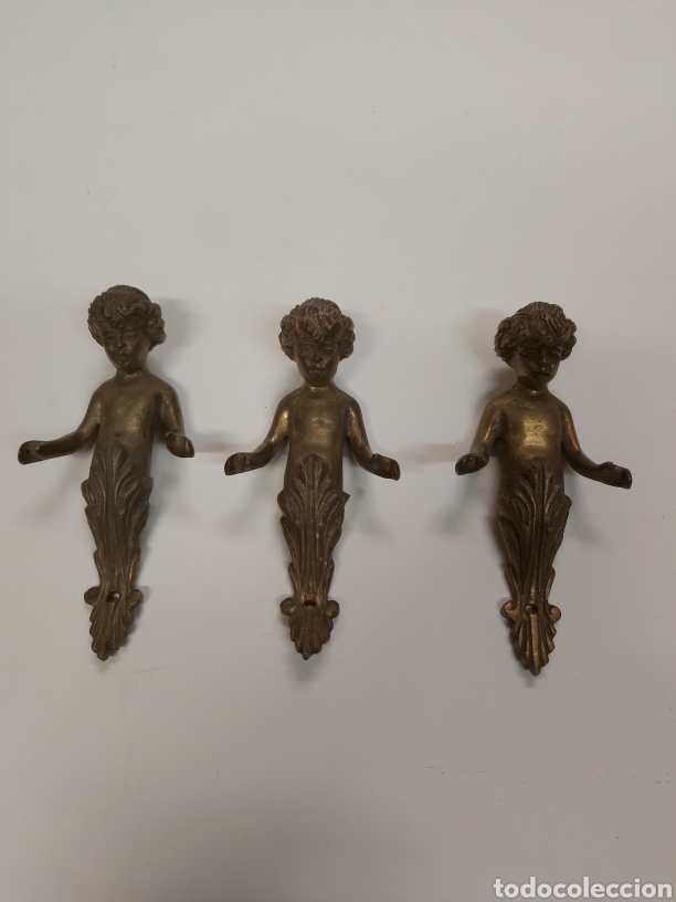 Antig&uuml;edades: Figuras bronce l&aacute;mpara candelabro - Foto 1
