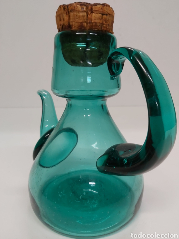 Antig&uuml;edades: Aceitera cristal - Foto 2