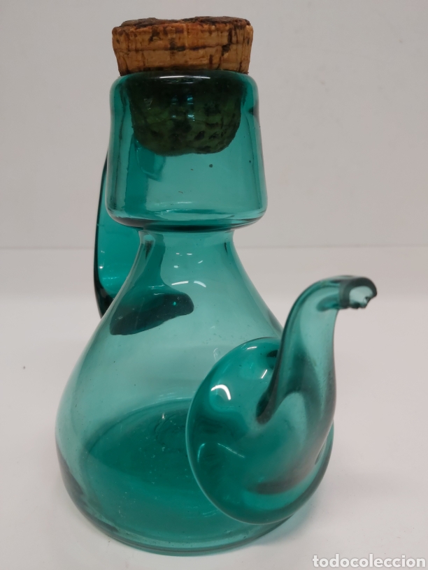 Antig&uuml;edades: Aceitera cristal - Foto 3