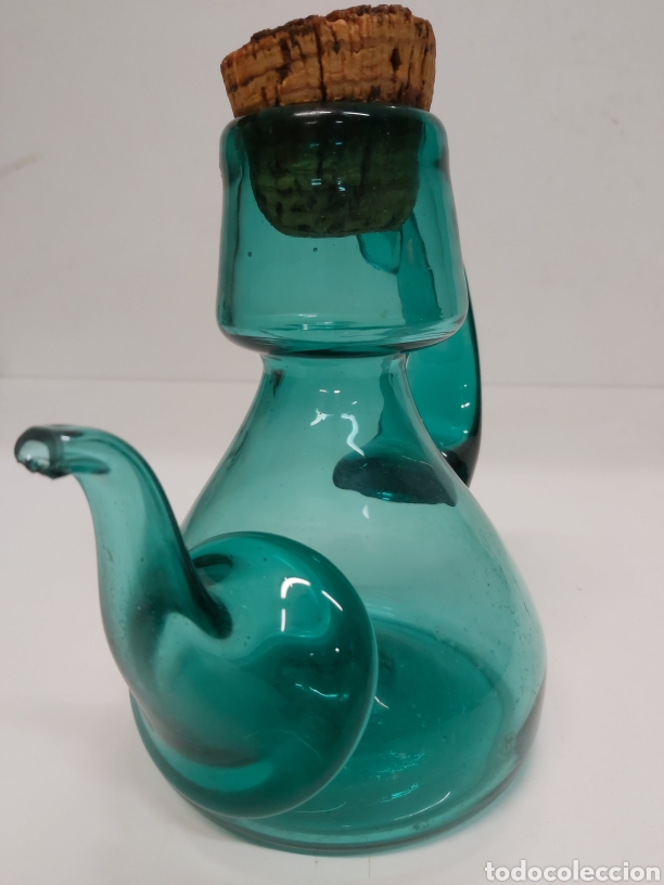 Antig&uuml;edades: Aceitera cristal - Foto 4