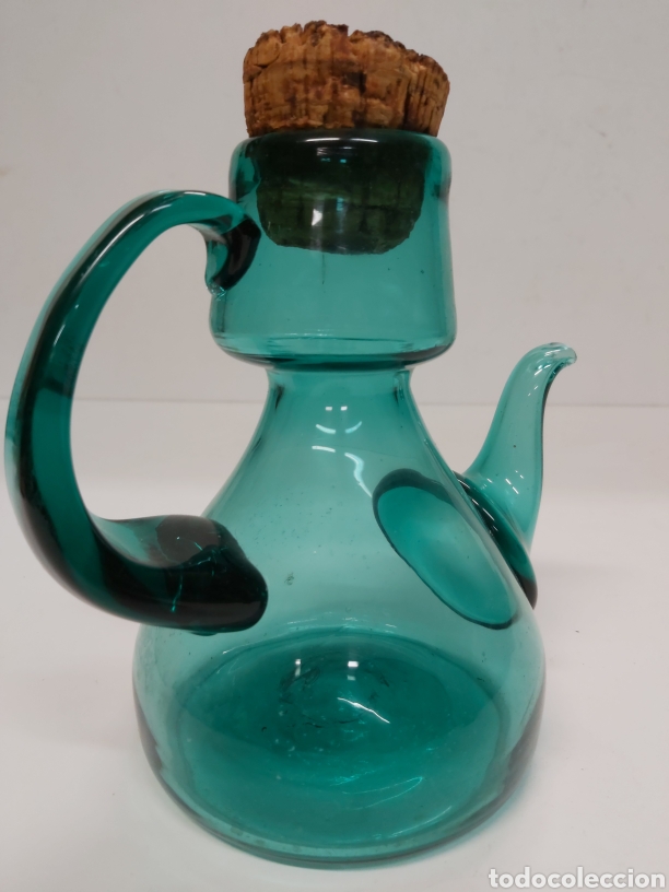 Antig&uuml;edades: Aceitera cristal - Foto 5