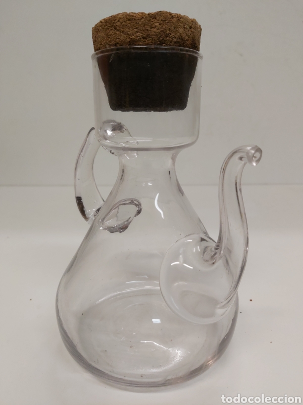 Antig&uuml;edades: Aceitera cristal - Foto 4