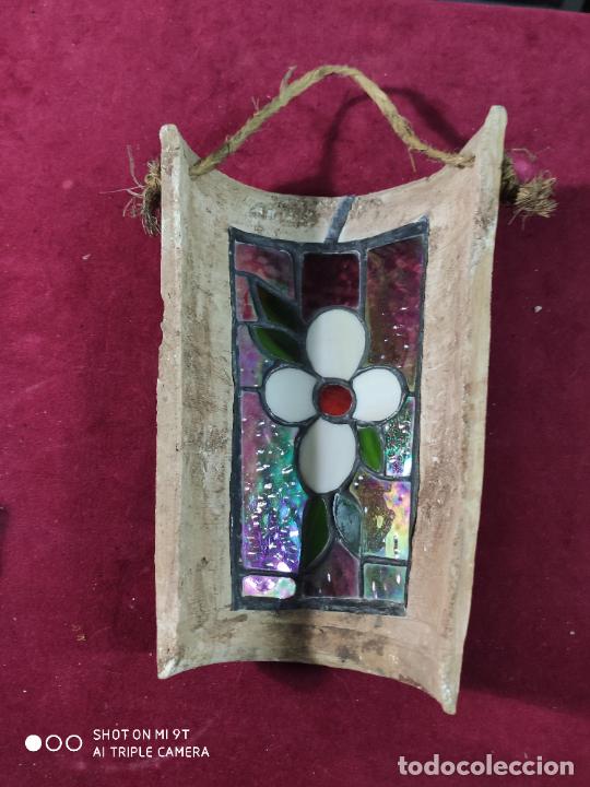 Antig&uuml;edades: aplique teja envejecida 30 cm - Foto 7