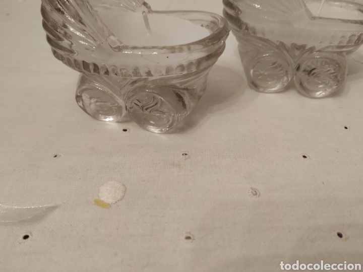 Antig&uuml;edades: Velas con forma de cochecito bebe - Foto 2