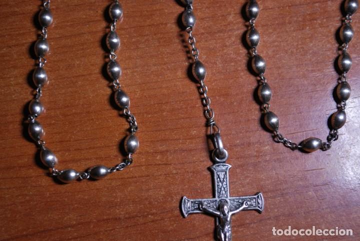 Antig&uuml;edades: ROSARIO de plata . - Foto 3