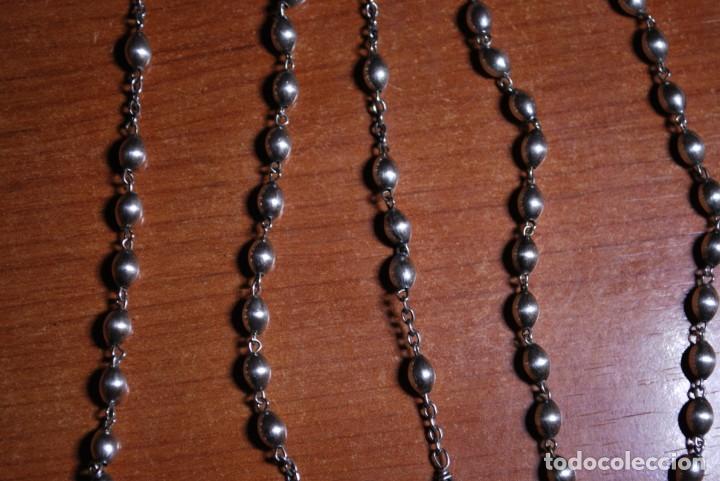 Antig&uuml;edades: ROSARIO de plata . - Foto 4