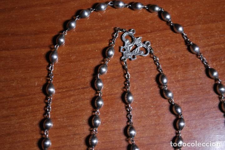 Antig&uuml;edades: ROSARIO de plata . - Foto 5