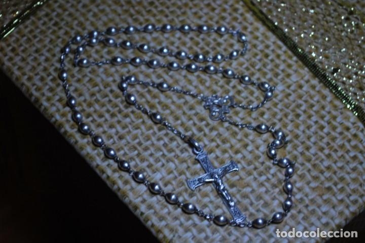 Antig&uuml;edades: ROSARIO de plata . - Foto 9