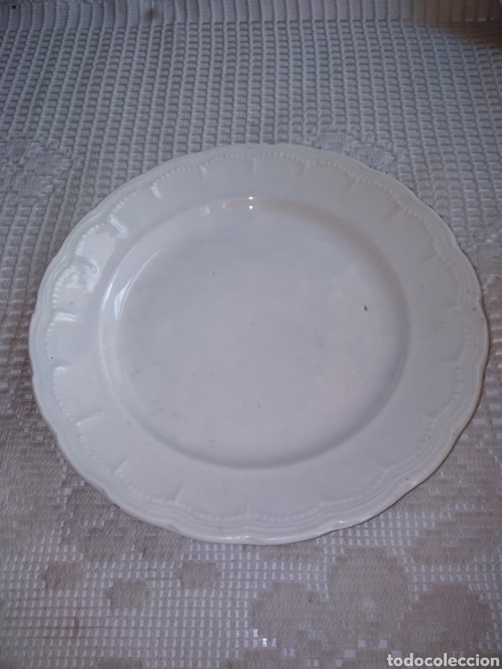 Antig&uuml;edades: PLATO DE POSTRE . BLANCO . VARGAS. SEGOVIA - Foto 1