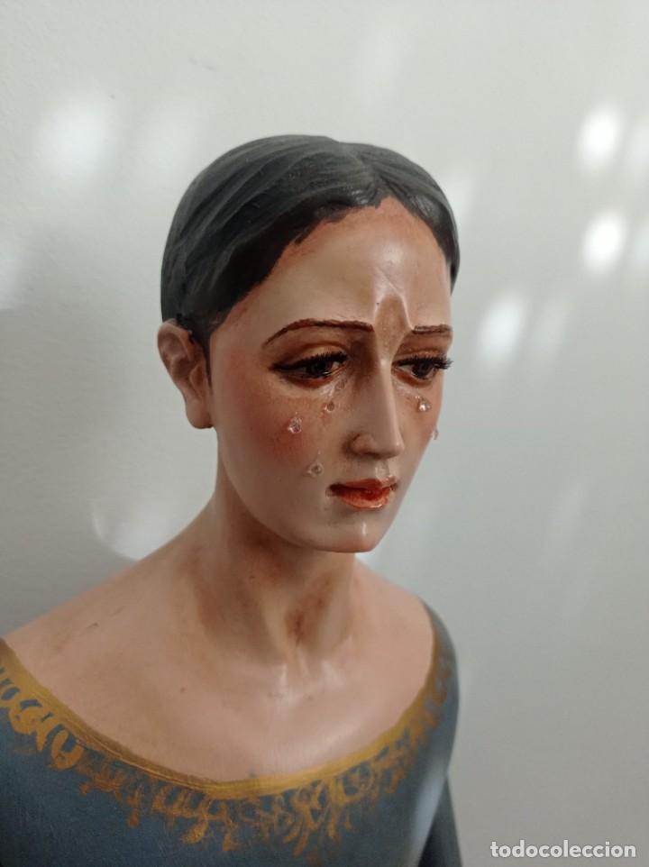 Antig&uuml;edades: Virgen candelero vestir - Foto 1