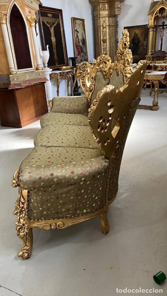 Antig&uuml;edades: Gran tresillo estilo franc&eacute;s - Foto 4