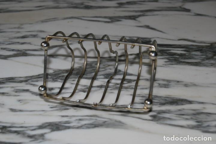 Antig&uuml;edades: SOPORTE MET&Aacute;LICO PARA TOSTADAS - Foto 5