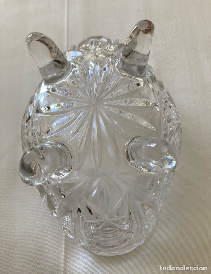 Antig&uuml;edades: Bombonera en cristal tallado - Foto 4