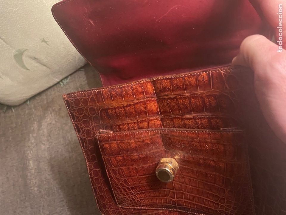 Antig&uuml;edades: Bolso piel cocodrilo - Foto 3