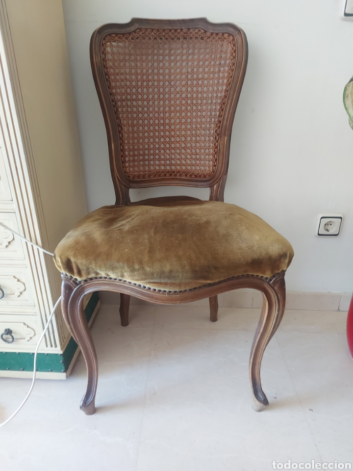 Antig&uuml;edades: 4 sillas Isabelinas ...... - Foto 2