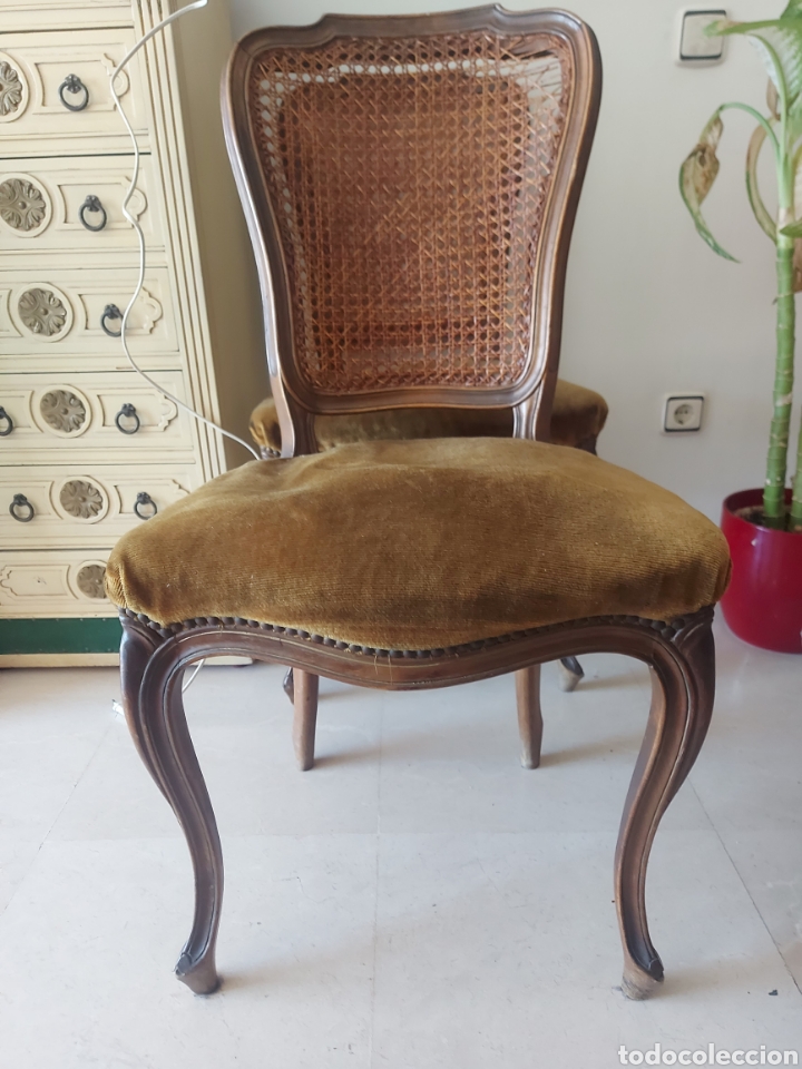 Antig&uuml;edades: 4 sillas Isabelinas ...... - Foto 1