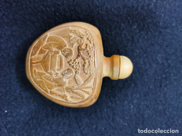 Antig&uuml;edades: Tabaquera china de madera. - Foto 5
