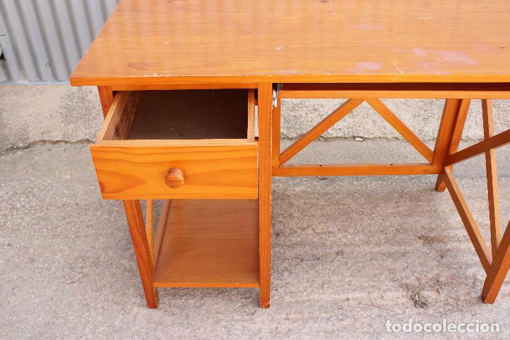Antig&uuml;edades: mesa escritorio vintage - Foto 5