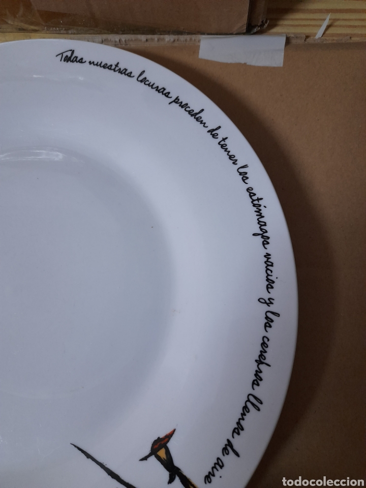 Antig&uuml;edades: Plato de Don Quijote y Sancho - Foto 2