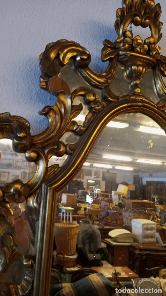 Antig&uuml;edades: Espejo tipo cornucopia antiguo - Foto 3