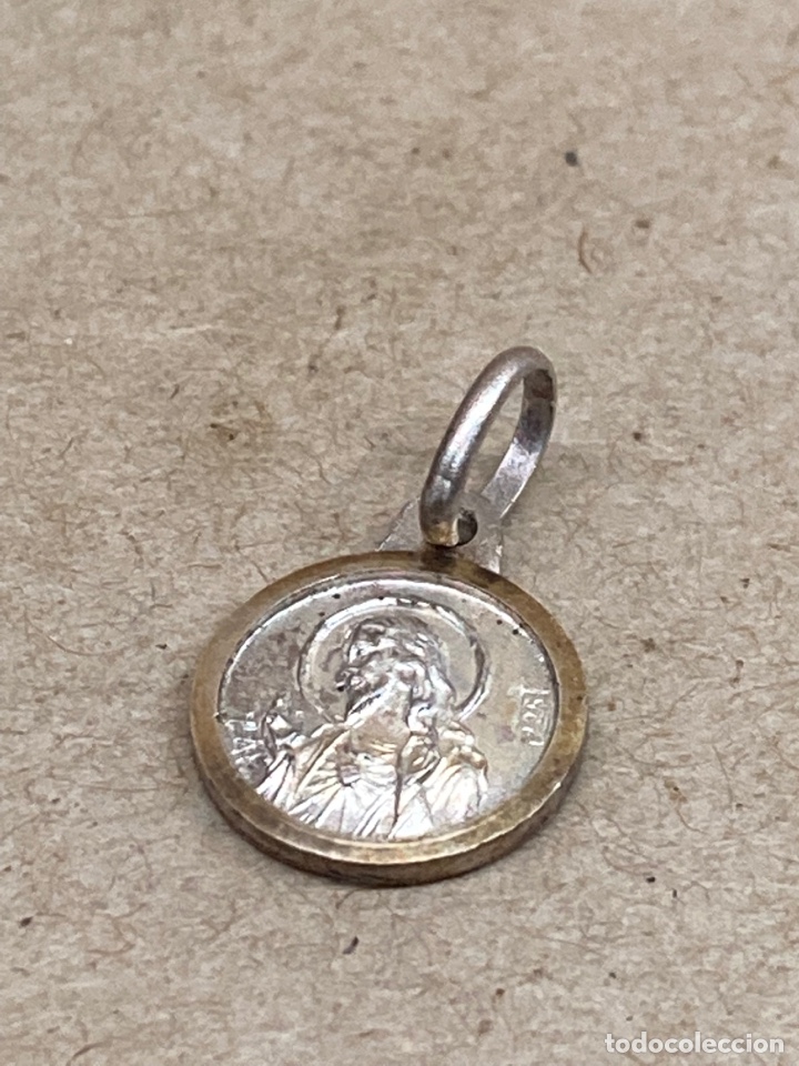 Antig&uuml;edades: Medalla de plata religiosa - Foto 1