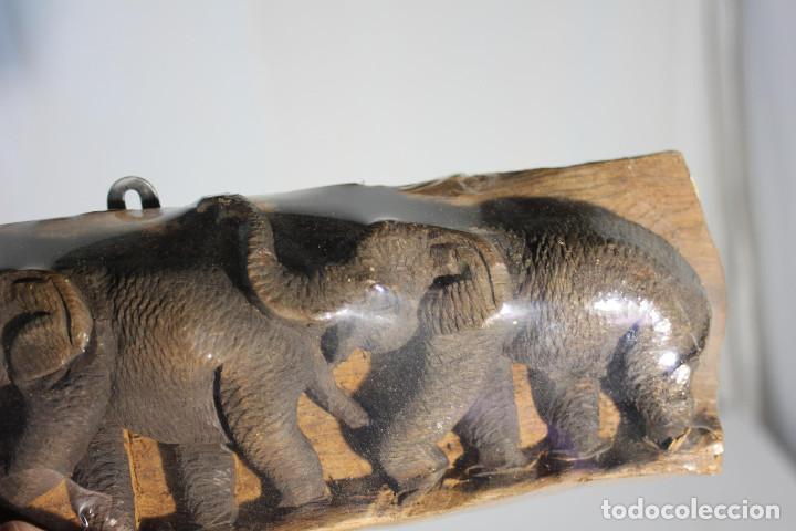Antig&uuml;edades: TRONCO TALLA TRES ELEFANTES - Foto 7