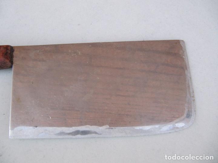 Antig&uuml;edades: ANTIGUO MACHETE DE CARNICERO - Foto 3