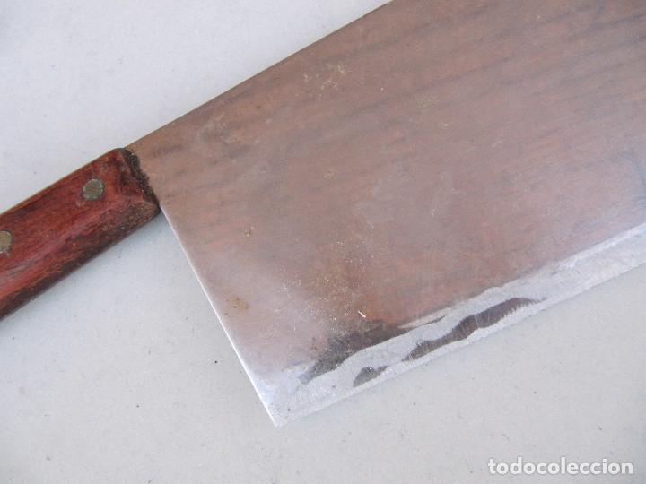Antig&uuml;edades: ANTIGUO MACHETE DE CARNICERO - Foto 5