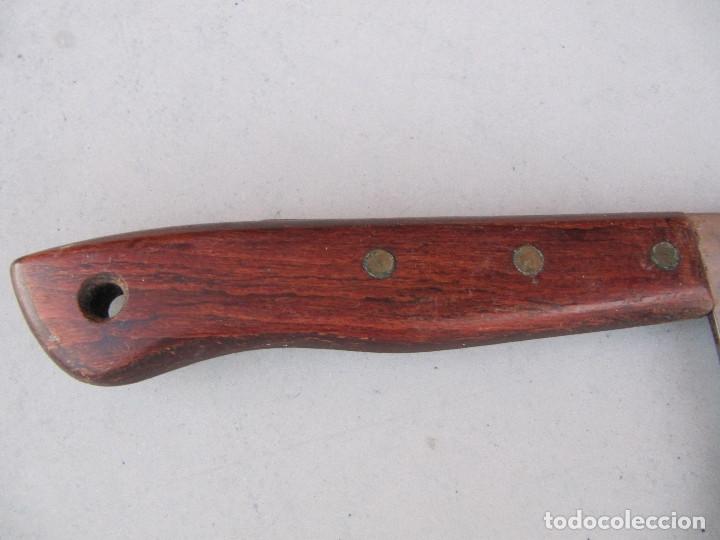 Antig&uuml;edades: ANTIGUO MACHETE DE CARNICERO - Foto 6