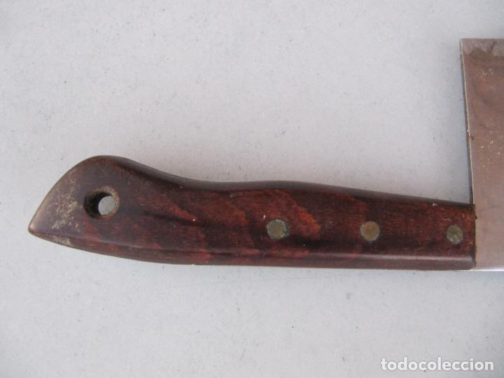 Antig&uuml;edades: ANTIGUO MACHETE DE CARNICERO - Foto 8
