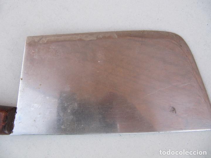 Antig&uuml;edades: ANTIGUO MACHETE DE CARNICERO - Foto 9